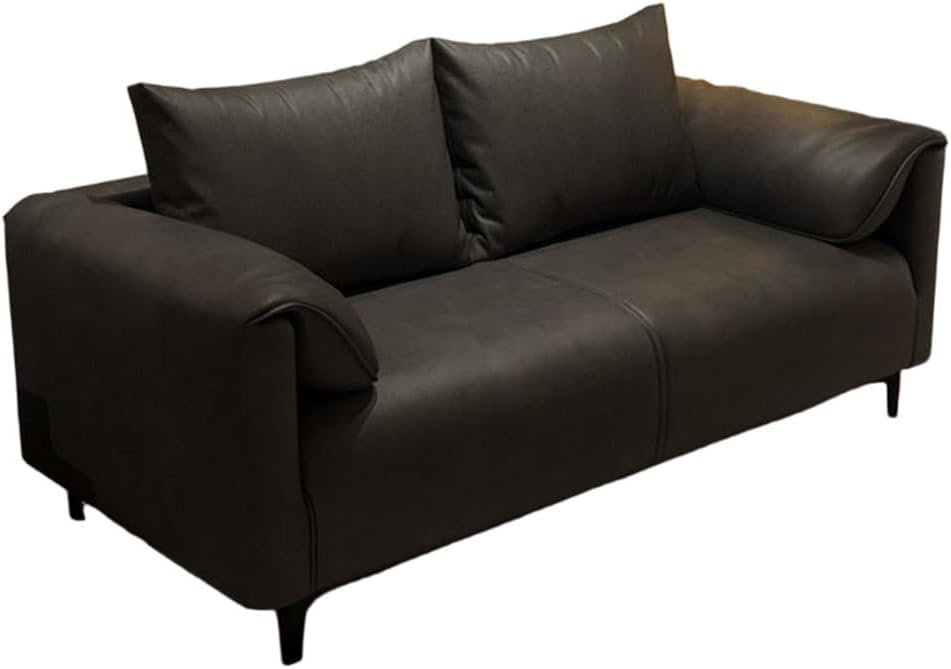 KIBONCY 3-Sitzer Billard Zuschauersofa Set PU Leder mit Staufach Getränkehalter Edelstahl Sockel 80cm