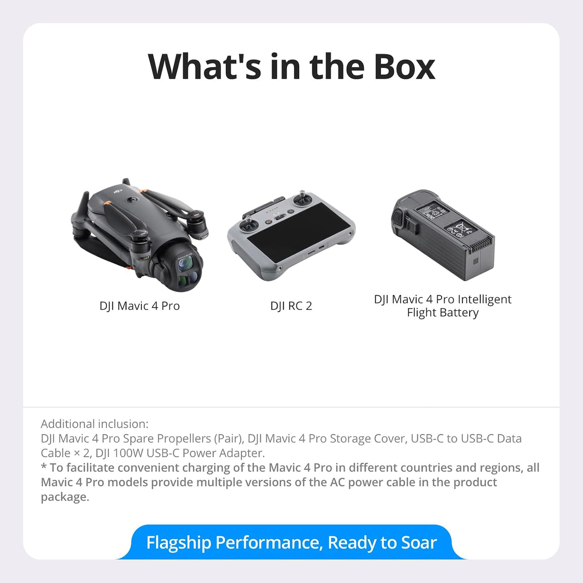 DJI Mavic 4 Pro Drohne 100 MP 6K 51 Min Flugzeit Grau