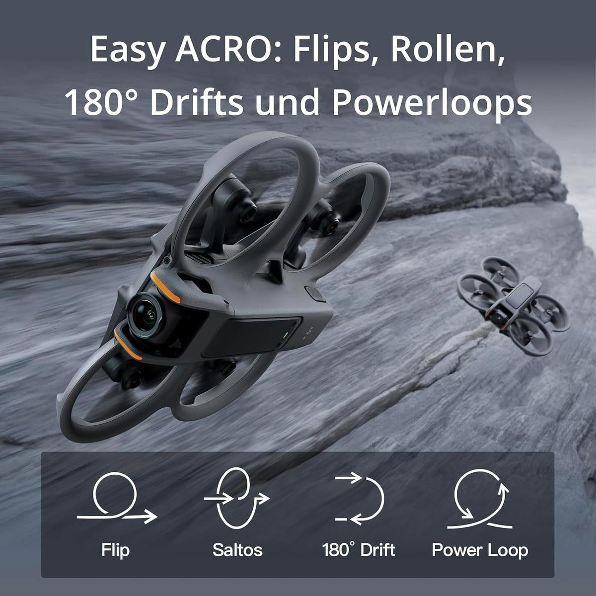 DJI Avata 2 Fly More Combo FPV-Drohne 4K Grau