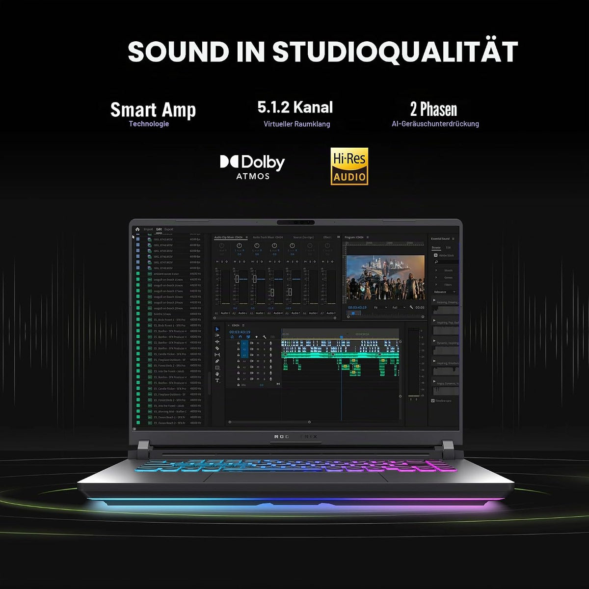 ASUS ROG Strix G16 2025 Gaming Laptop 16 Zoll FHD+ 165Hz Intel Core i7 14650HX RTX 5060 16GB DDR5 1TB SSD Wi-Fi 7 Windows 11
