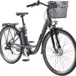 Telefunken »Multitalent RC822« 7 Gang Shimano Tourney Schaltwerk Kettenschaltung Frontmotor 250 W 2 V-Bremsen | Beleuchtung | Straßenzulassung, Elektrofahrrad, Damen Herren, 28 Zoll, 36,9 V, 531,3 Wh Akku, Pedelec