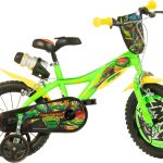 Dino Bikes Kinderfahrrad »Turtles 14" Kinderfahrrad 3-6 Jahre« 1 Gang ohne Schaltung