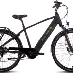 SAXONETTE »Deluxe Sport Man« 9 Gang Shimano Alivio Schaltwerk Kettenschaltung Mittelmotor 250 W Pedelec, Elektrofahrrad für Damen u. Herren