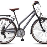 WYNN Trekkingrad »Trekkingrad 28 Zoll Shimano Tourney 21 Gang TRK1.0 Federgabel Weiß« 21 Gang Shimano Tourney Schaltwerk