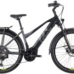 Husqvarna E-BICYCLES »E-Trekkingbike Pather 2 Damen« 11 Gang Tektro RD-M550 Schaltwerk Kettenschaltung Mittelmotor 250 W 27,5 Zoll, Yamaha Motor, Scheibenbremsen, mit Straßenzulassung, Pedelec, Elektrofahrrad für Damen