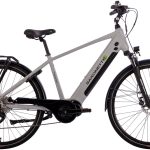 SAXONETTE »Premium Sport (Diamant)« 10 Gang Kettenschaltung Mittelmotor 250 W Pedelec, Elektrofahrrad für Herren
