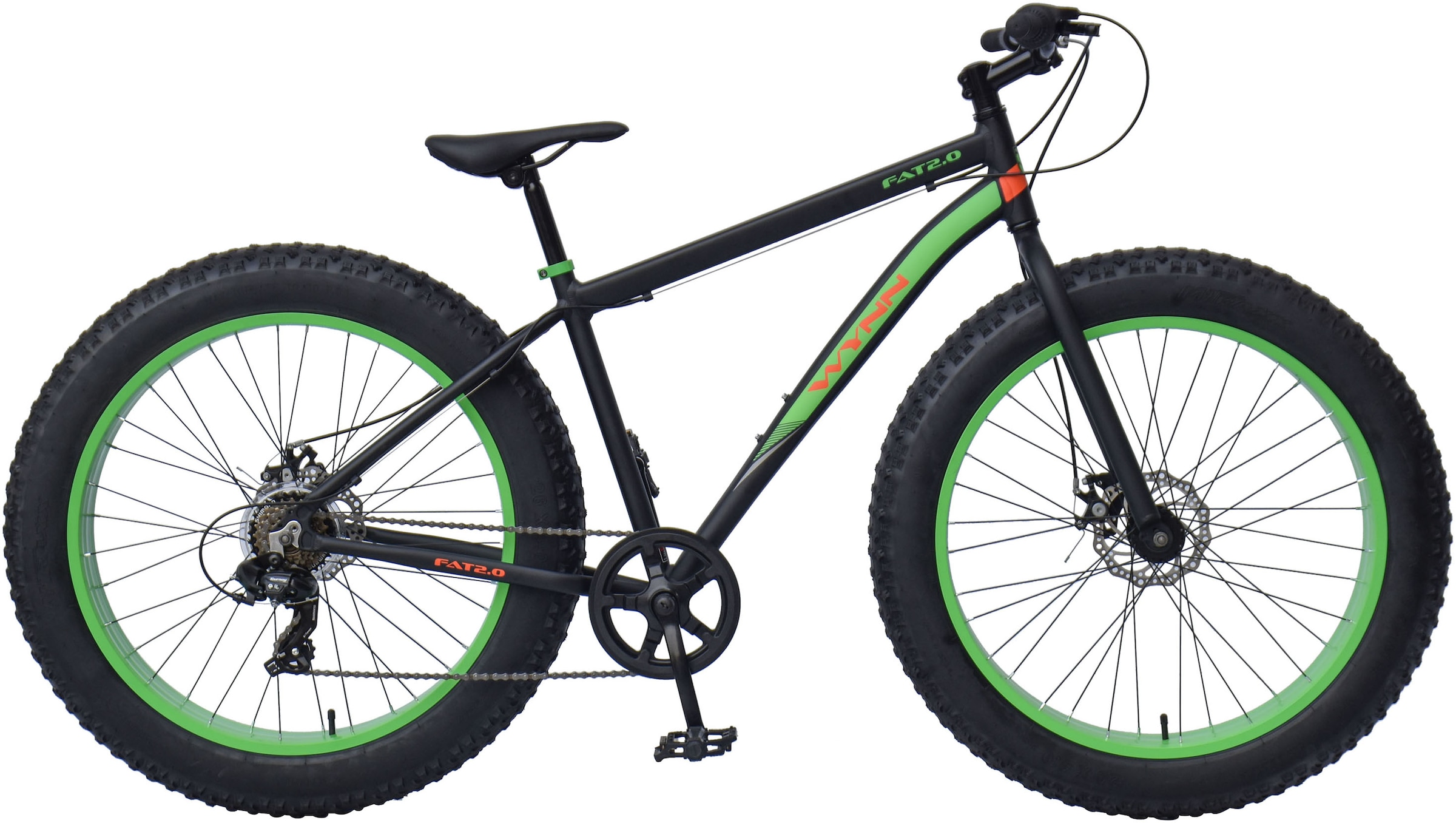 WYNN Fatbike »FAT2.0« 7 Gang Shimano Tourney Schaltwerk Kettenschaltung