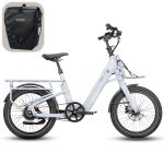 Vaun »VAUN Compact New Gen-Cityrad mit Ortlieb Tasche« Heckmotor 250 W Elektrofahrrad für Alltag und Einkauf