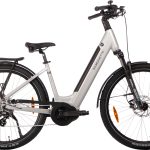 SAXONETTE »SAXONETTE Trekkingrad Deluxe SUV easy (Wave)« 8 Gang Shimano ALTUS-8 Gänge Schaltwerk Kettenschaltung Mittelmotor 250 W Packung, (mit integr. Akku), Elektrofahrrad für Damen u. Herren