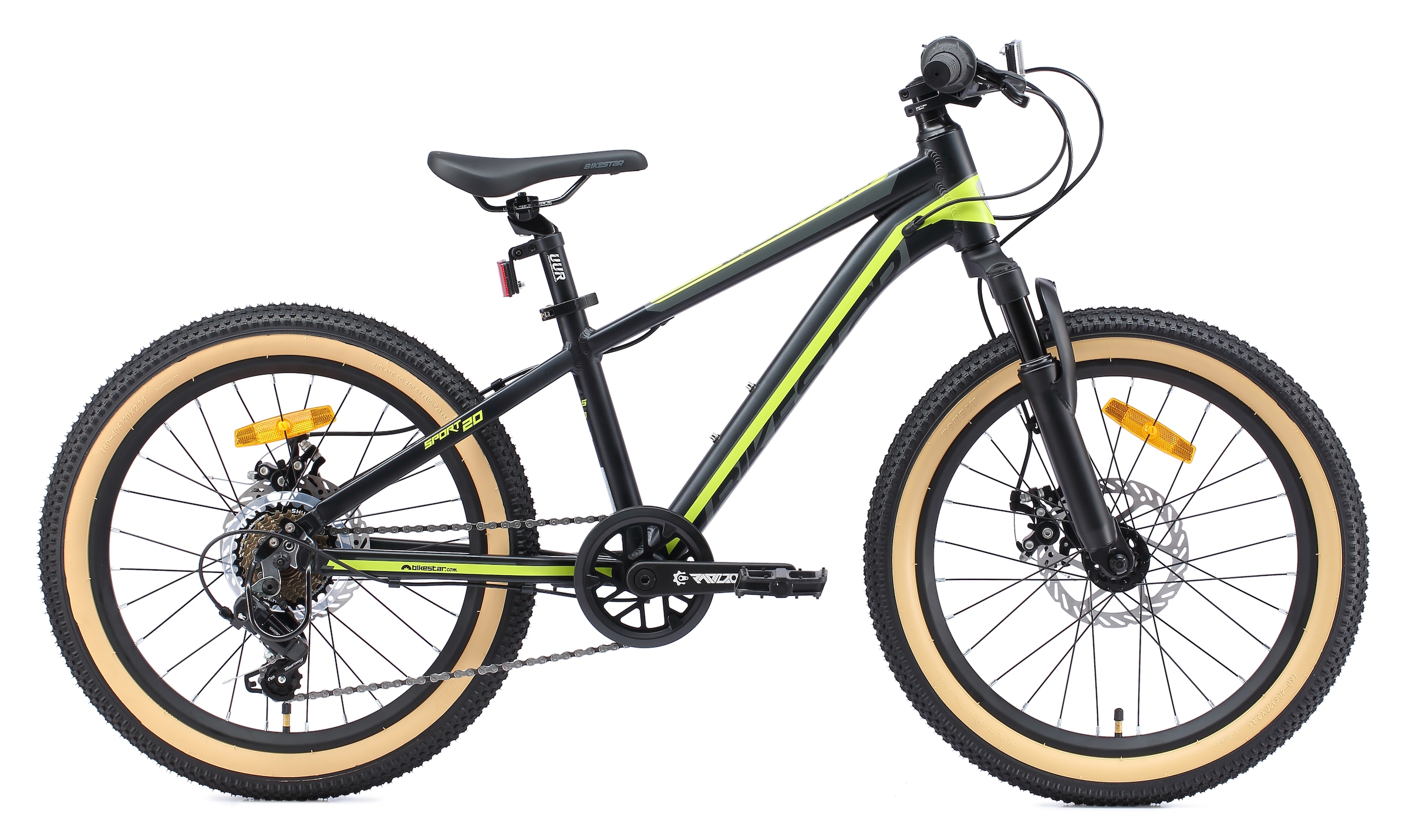 Bikestar Jugendfahrrad 7 Gang Shimano RD-TY21 Schaltwerk Kettenschaltung