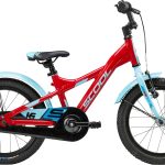 S’COOL Kinderfahrrad »S'COOL XXlite 16-1S - Red/Light Blue« 1 Gang ohne Schaltung Stützräder montierbar