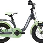 S’COOL Kinderfahrrad »S'COOL niXe 12-1S - Dark Grey/Pastel Green« 1 Gang ohne Schaltung