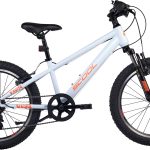 S’COOL Jugendfahrrad »S'COOL Xroc 20-K6 Sky Grey/Neon Orange« 6 Gang Shimano Kettenschaltung