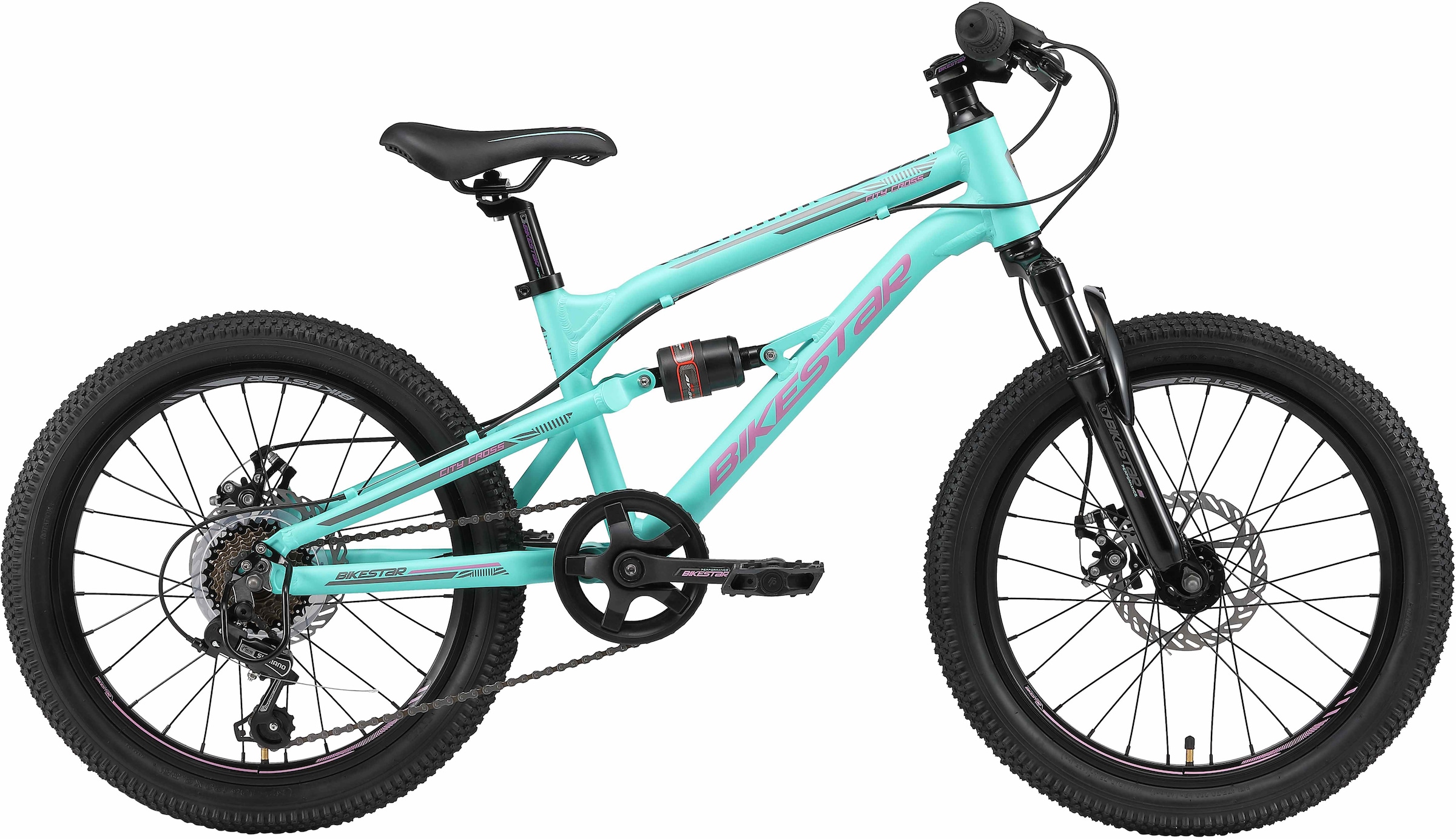 Bikestar Jugendfahrrad 7 Gang Shimano RD-TY21 Schaltwerk Kettenschaltung