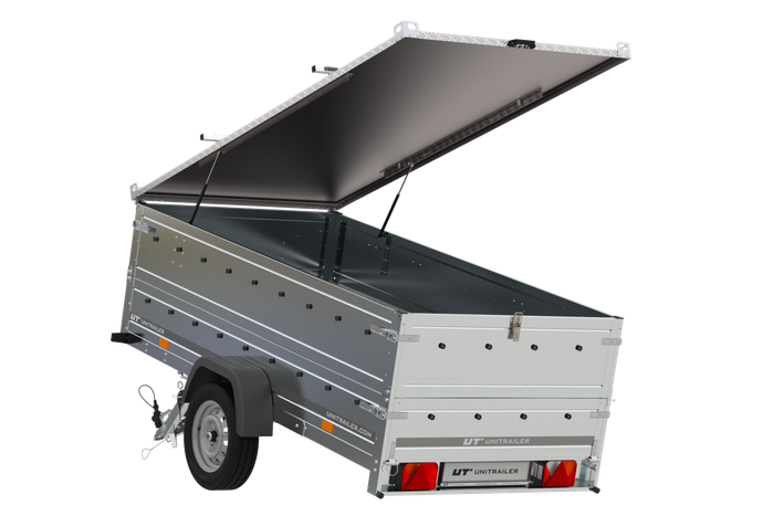 Anhänger GARDEN TRAILER 264 KIPP mit Bordwandaufsatz und Aludeckel-Neu – Bild 7