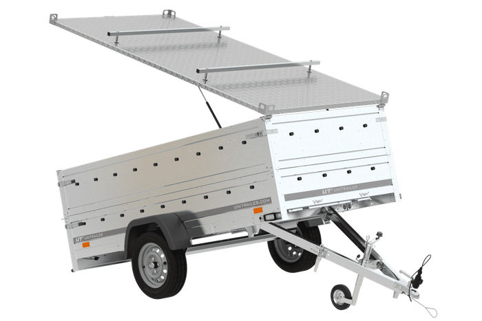 Anhänger GARDEN TRAILER 264 KIPP mit Bordwandaufsatz und Aludeckel-Neu – Bild 3
