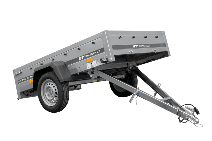 Einachsanhänger 200×125 UNITRAILER GARDEN 201 KIPP mit Gitterseitenwänden-Neu – Bild 16