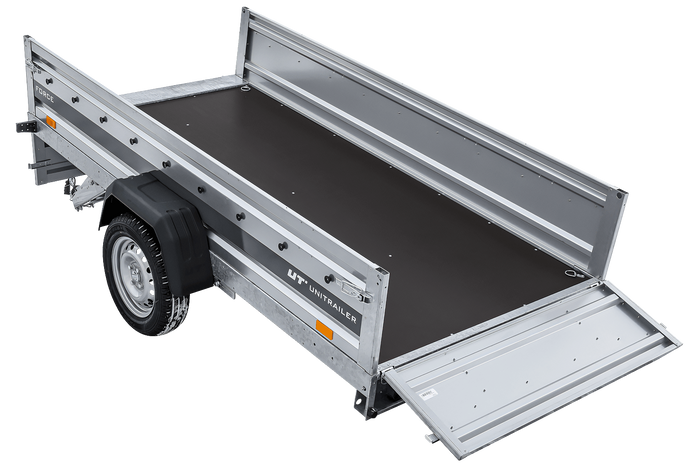 Autotransportanhänger auf Federn 264×125 UNITRAILER FORCE 264/R KIPP-Neu – Bild 13