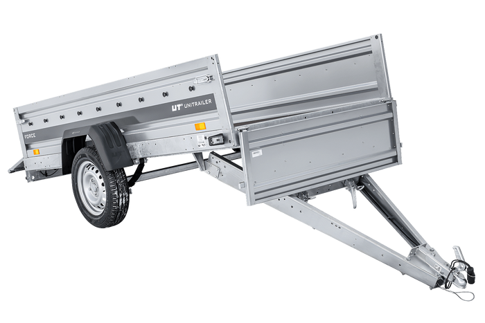Autotransportanhänger auf Federn 264×125 UNITRAILER FORCE 264/R KIPP-Neu – Bild 4