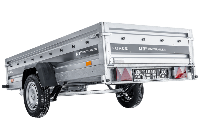 Autotransportanhänger auf Federn 264×125 UNITRAILER FORCE 264/R KIPP-Neu – Bild 9