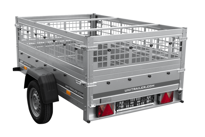 Einachsanhänger 200×125 UNITRAILER GARDEN 201 KIPP mit Gitterseitenwänden-Neu – Bild 8