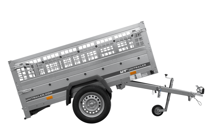 Einachsanhänger 200×125 UNITRAILER GARDEN 201 KIPP mit Gitterseitenwänden-Neu – Bild 9