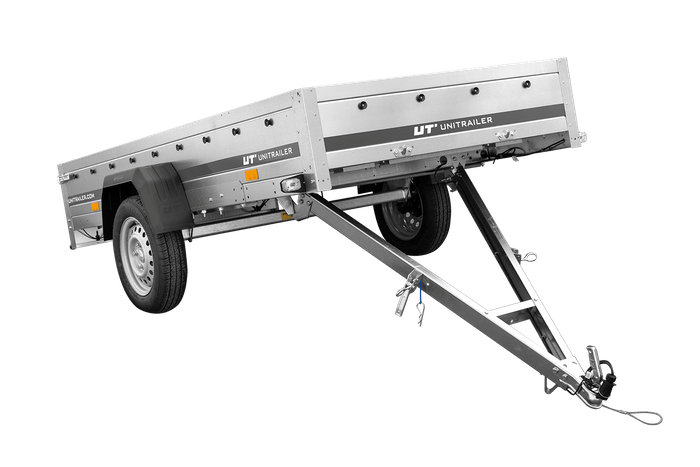 GARDEN TRAILER 264 KIPP mit Gitteraufsatz, Flachplane und Stützrad-Neu – Bild 15