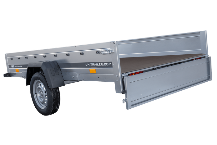 Einachsiger PKW-Anhänger 264×150 UNITRAILER GARDEN 265 KIPP-Neu – Bild 10