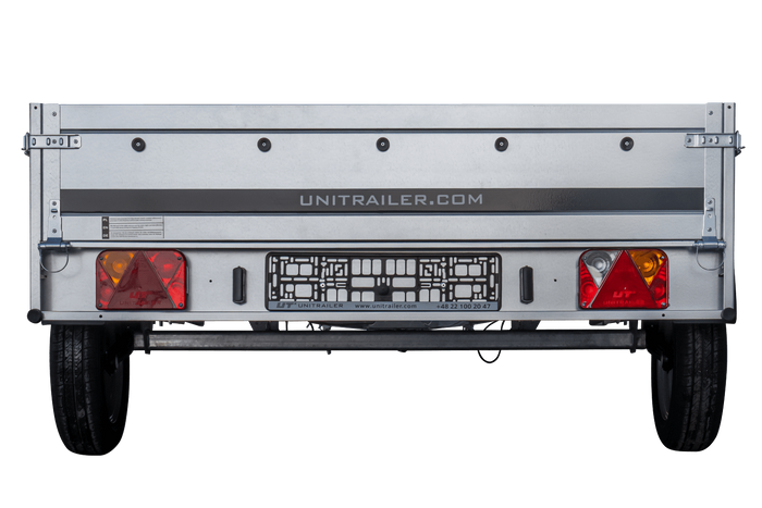 Einachsiger PKW-Anhänger 264×150 UNITRAILER GARDEN 265 KIPP-Neu – Bild 3