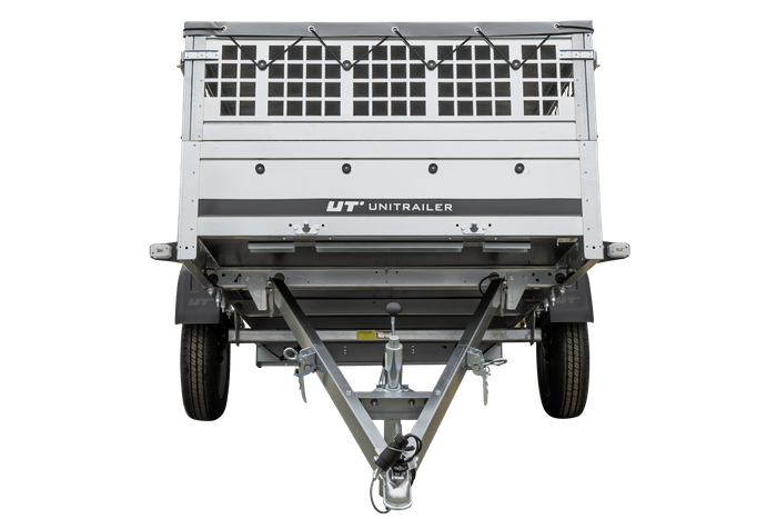 GARDEN TRAILER 264 KIPP mit Gitteraufsatz, Flachplane und Stützrad-Neu – Bild 6