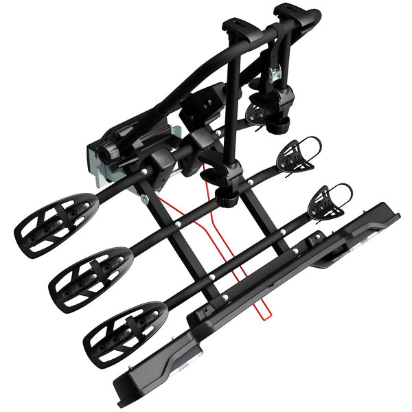 Peruzzo Parma 3 – Anhängerkupplungs-Fahrradträger für 3 Fahrräder (schwarz)-Neu – Bild 8