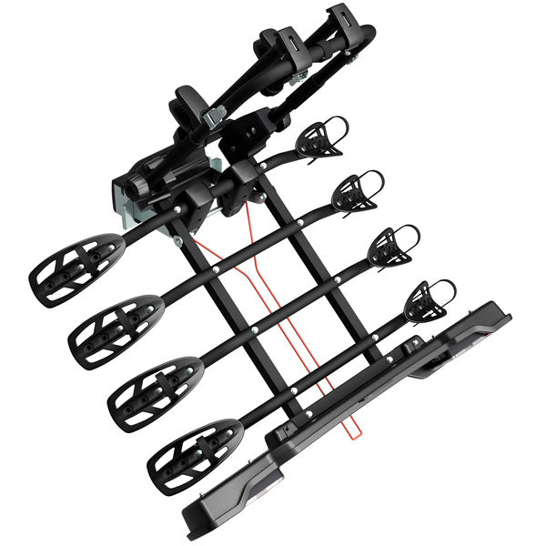 Peruzzo Parma 4 – Anhängerkupplungs-Fahrradträger für 4 Fahrräder (schwarz)-Neu – Bild 5