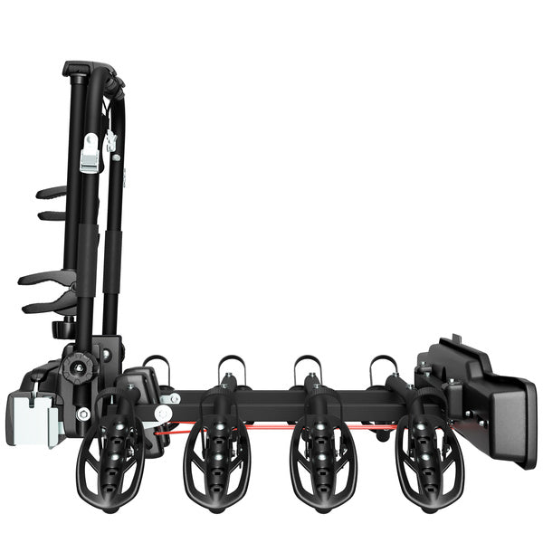 Peruzzo Parma 4 – Anhängerkupplungs-Fahrradträger für 4 Fahrräder (schwarz)-Neu – Bild 6