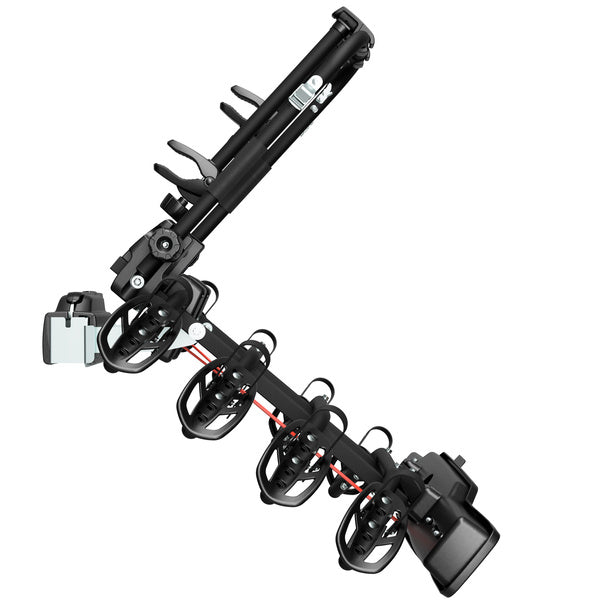 Peruzzo Parma 4 – Anhängerkupplungs-Fahrradträger für 4 Fahrräder (schwarz)-Neu – Bild 8