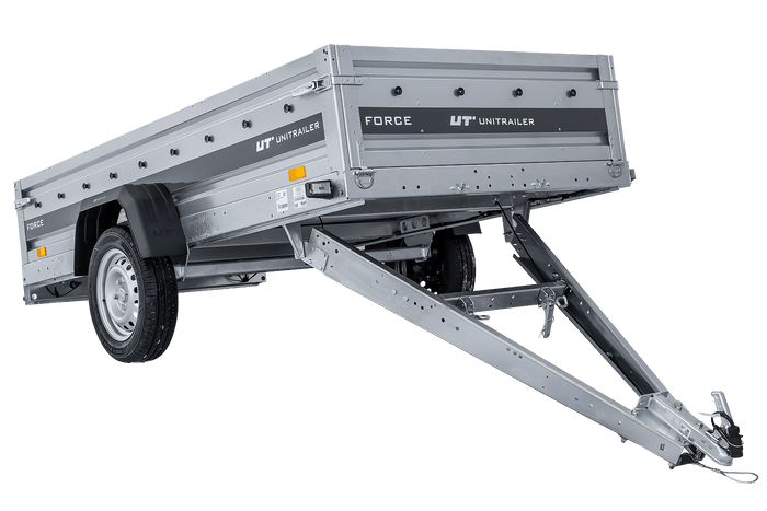Ungebremster Anhänger 264×125 UNITRAILER FORCE 264 KIPP-Neu